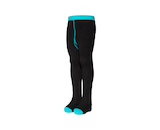 Trepon Bambusové punčocháče černé s tyrkysovou Velikost ponožky, punčocháče, legíny (Size socks) EU: 68
