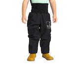 Unuo, Batolecí softshellové kalhoty s fleecem Basic, Černá Velikost: 98/104