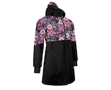 Unuo, Dámský softshellový kabát s fleecem Street, Černá, Kouzelné květiny Velikost: 3XL