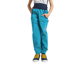Unuo, Dětské softshellové kalhoty bez zateplení Basic, Smaragdová Velikost: 128/134