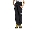 Unuo, Dětské softshellové kalhoty s fleecem Basic, Černá Velikost: 110/116