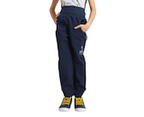 Unuo, Dětské softshellové kalhoty s fleecem Basic, Tm. Modročerná Velikost: 110/116