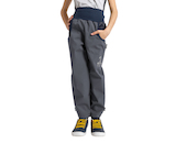 Unuo, Dětské softshellové kalhoty s fleecem Basic, Tm. Šedá Velikost: 98/104