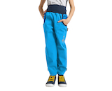 Unuo, Dětské softshellové kalhoty s fleecem Basic, Tyrkysová Velikost: 104/110