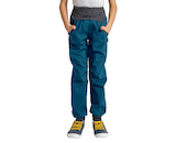 Unuo, Dětské softshellové kalhoty s fleecem Street, Kobaltová Velikost: 140/146