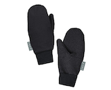 Unuo, Dětské softshellové rukavice s fleecem Tap, Černá Velikost: S
