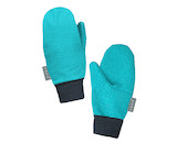 Unuo, Dětské softshellové rukavice s fleecem Tap, Sv. Smaragdová Velikost: M