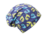 Unuo, Dětská čepice fleecová spadená, Bubáčci Velikost: XS (42 - 44 cm)