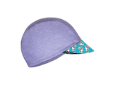Unuo, Dětská funkční čepice s kšiltem UV 50+, Žíhaná Holubičí Šedá, Žraloci Velikost: XS (42 - 44 cm)