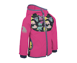 unuo Softshellová bunda s fleecem Souhvězdí medvěda fuchsiová (Fleece softshell jacket Great Bear fuchsia) Velikost (Size): 128