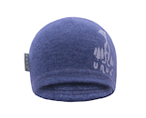 unuo teplákovinová čepice Jeans modrý melír + REFLEXNÍ EVŽEN (warmer cotton cap, blue jeans melange) Velikost (Size): L (53 - 5