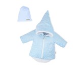 Zimní kojenecký kabátek s čepičkou Nicol Kids Winter modrý