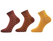 3x dámské ponožky Jana (Bo544) - barevná