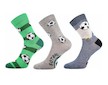 3x ponožky Arnold Boma (Bo317) - šedo-zelená