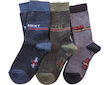 3x ponožky Desing socks (DEKL 75) - jeans