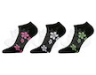 3x ponožky Piki (B108) - černá