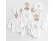 5-dílná kojenecká soupravička do porodnice New Baby Classic bílá - Bílá