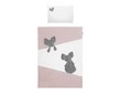6-dílné ložní povlečení Belisima Mouse 90/120 růžové - Růžová