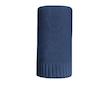 Bambusová pletená deka NEW BABY 100x80 cm tmavě modrá - Modrá