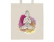 Bavlněná nákupní taška přírodní s potiskem New Baby Mandala - Přírodní