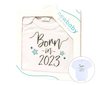 Body s potiskem New Baby Born in 2023 - dárkové balení  - Bílá