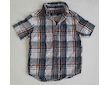Chlapecká košile s krátkým rukávem River Island, vel. 98/104 - Modrá