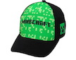 Chlapecká kšiltovka Minecraft (028) - černo-zelená