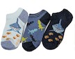Chlapecké kotníkové ponožky Sockswear 3 páry  (56104) - modro-šedá