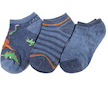 Chlapecké kotníkové ponožky Sockswear 3 páry  (56515) - Modrá