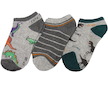 Chlapecké kotníkové ponožky Sockswear 3 páry  (56515) - šedá