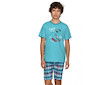 Chlapecké letní pyžamo komplet Taro (I2747) - Modrá