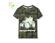 Chlapecké maskáčové triko Kugo (TM9216C) - Zelená