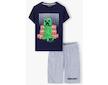 Chlapecké pyžamo Minecraft (fuk154) - šedo-tm. modrá