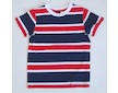 Chlapecké tričko pruhované, vel. 104 - červeno-modrá