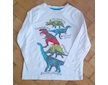 Chlapecké triko Dino F+F vel. 116 - Bílá