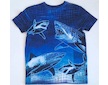 Chlapecké triko Shark vel. 140 - Modrá