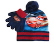 Dětská čepice a rukavice Cars (Cr112) - červeno-modrá