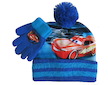Dětská čepice a rukavice Cars (Cr112) - Modrá