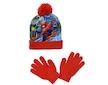 Dětská čepice a rukavice Spiderman (Rh 4077) - Červená