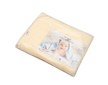 Dětská fleecová deka New Baby 100x75 béžová hvězdičky