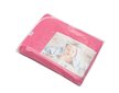 Dětská fleecová deka New Baby 100x75 růžová hvězdičky