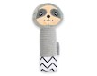 Dětská pískací plyšová hračka s kousátkem New Baby Sloth - Multicolor