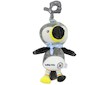 Dětská plyšová hračka s hracím strojkem a klipem Baby Mix Tukan šedý