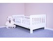 Dětská postel se zábranou New Baby ERIK 160x80 cm bílá - Bílá