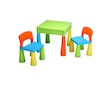 Dětská sada stoleček a dvě židličky NEW BABY multi color - Multicolor