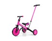Dětská tříkolka 4v1 Milly Mally Optimus Plus s vodící tyčí pink - Růžová