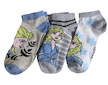 Dětské kotníkové ponožky Frozen 3 páry (Ue0620) - modro-šedá