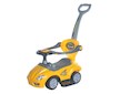 Dětské odrážedlo s vodící tyčí 3v1 Baby Mix Mega Car žluté - Žlutá