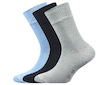 Dětské ponožky Boma 3 páry (Emko1124) - modro-šedá