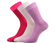 Dětské ponožky Boma 3 páry (Emko1124) - růžovo-fialová